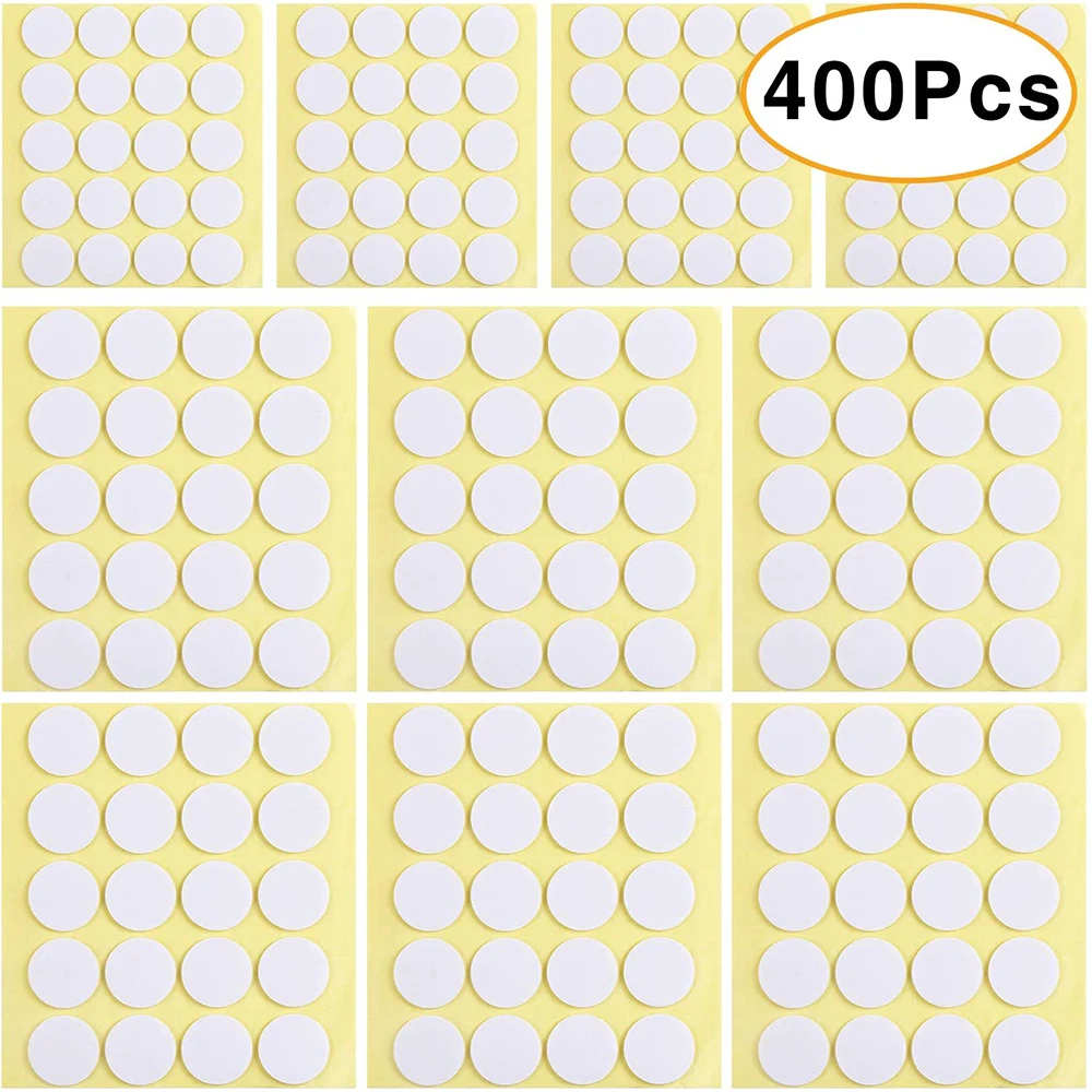 Adhesive Dot Wick - 400ピース/ロットキャンドル芯ステッカー耐熱両面ステッカー20ミリメートル用品接着剤ドットキャンドル作りのための