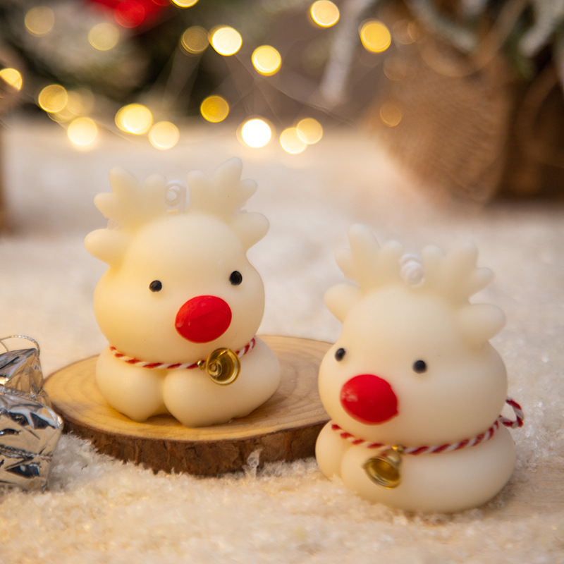 3D クリスマス鹿キャンドル作成型 DIY エルク石膏オーナ - Xmas Candle Making のレビューと価格