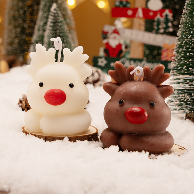 3D クリスマス鹿キャンドル作成型 DIY エルク石膏オーナ - Xmas Candle Making のレビューと価格