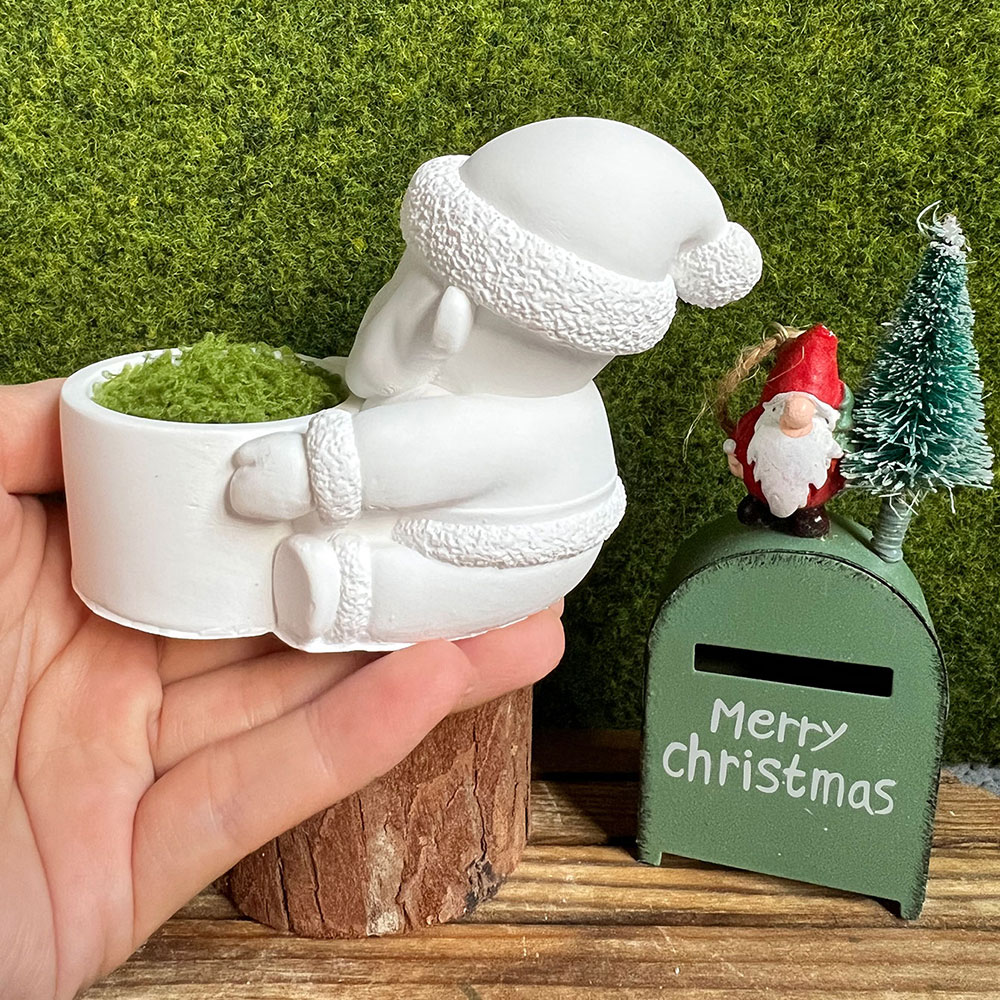 DIY サンタクロース燭台シリコーン型かわいい小人キャンドル - Xmas Candle Making のレビューと価格