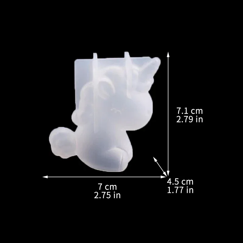 3D 幾何学的なシリコーンユニコーン猫鹿クマ型ソープキャンド - Candle Making Class のレビューと価格