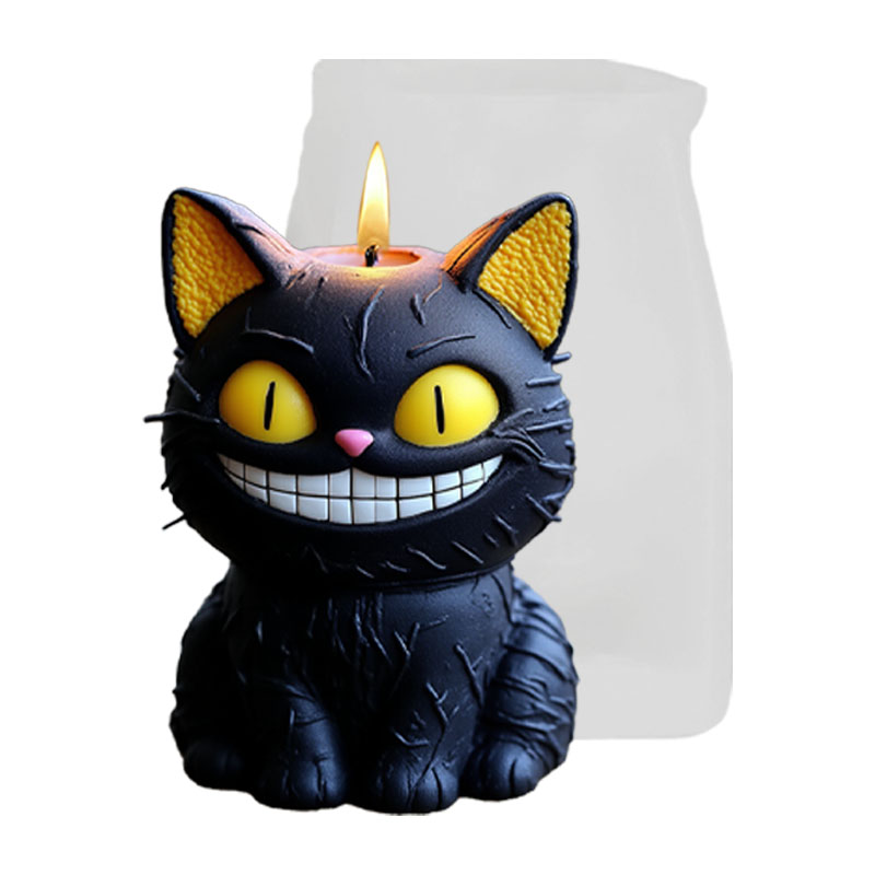 3D猫型キャンドルとアロマセラピーオーナメントDIYシリコン - Candle Making Factory のレビューと価格