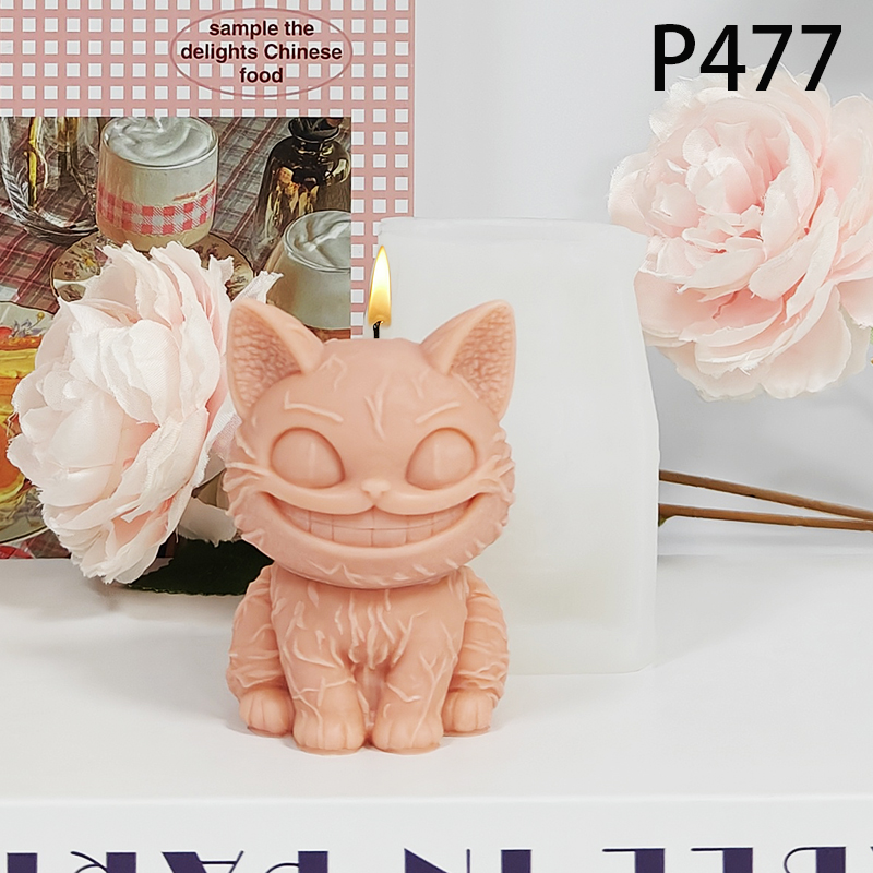 3D猫型キャンドルとアロマセラピーオーナメントDIYシリコン - Candle Making Factory のレビューと価格