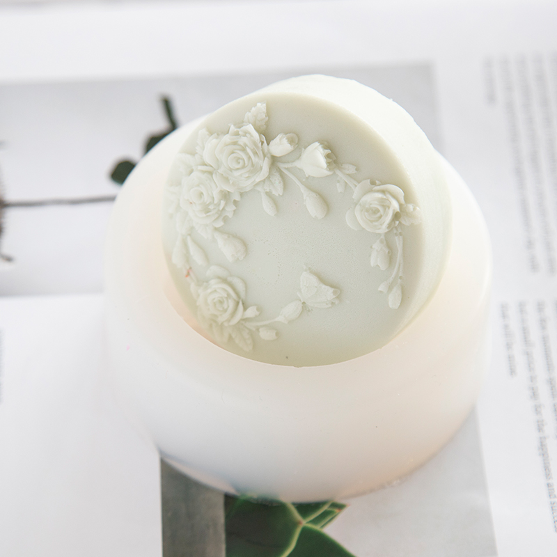 ラウンド形状バラの花手作り石鹸シリコーン型牡丹バラの花石鹸金 - Candle Making Factory のレビューと価格