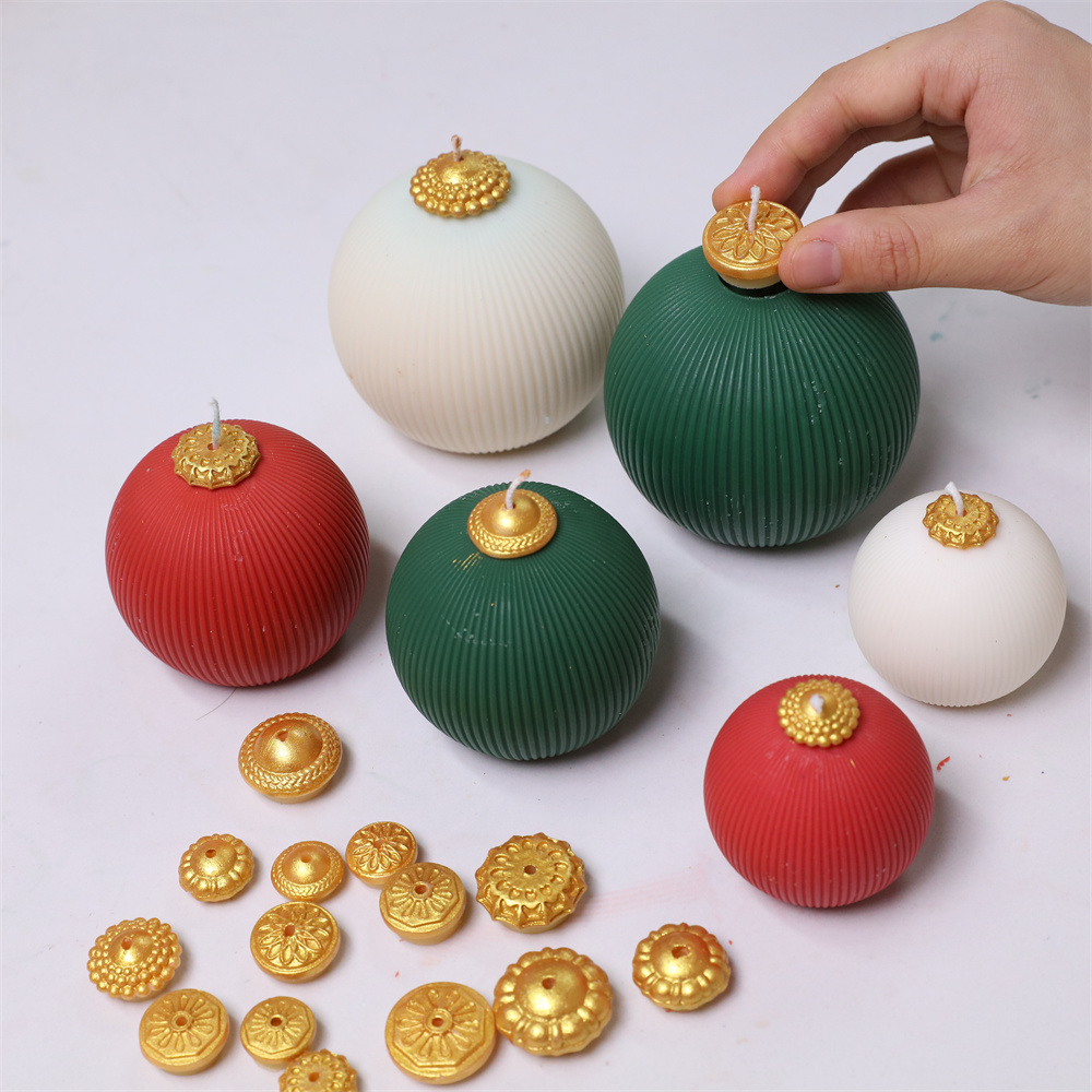 ニコールクリスマスボールキャンドルシリコーン型 DIY 香り - Candle Making Factory のレビューと価格