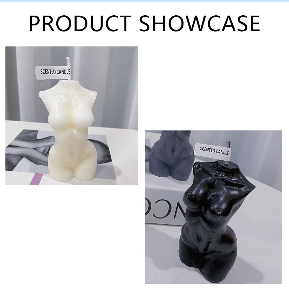 女性トルソー体型の香り付きキャンドル、家の装飾用 – 芸術的 - Candle Making Scents のレビューと価格
