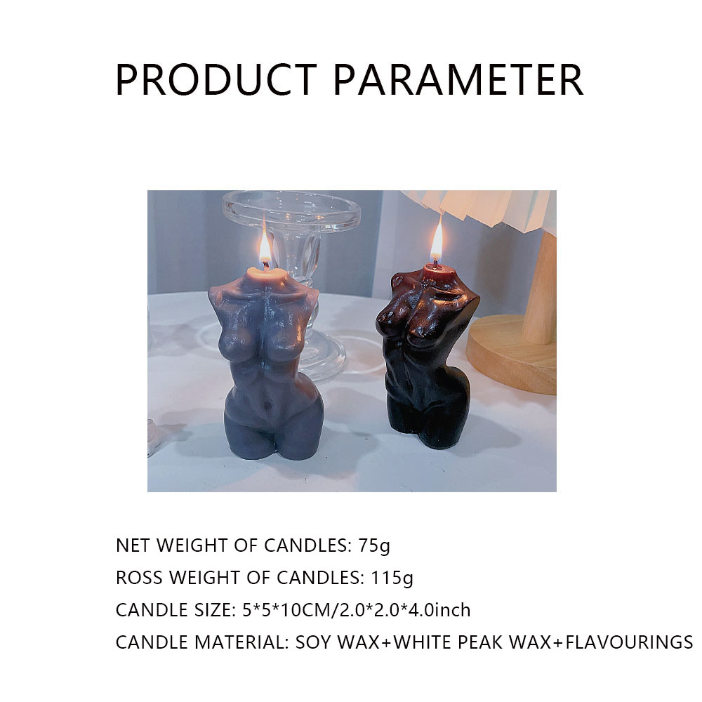 女性トルソー体型の香り付きキャンドル、家の装飾用 – 芸術的 - Candle Making Scents のレビューと価格
