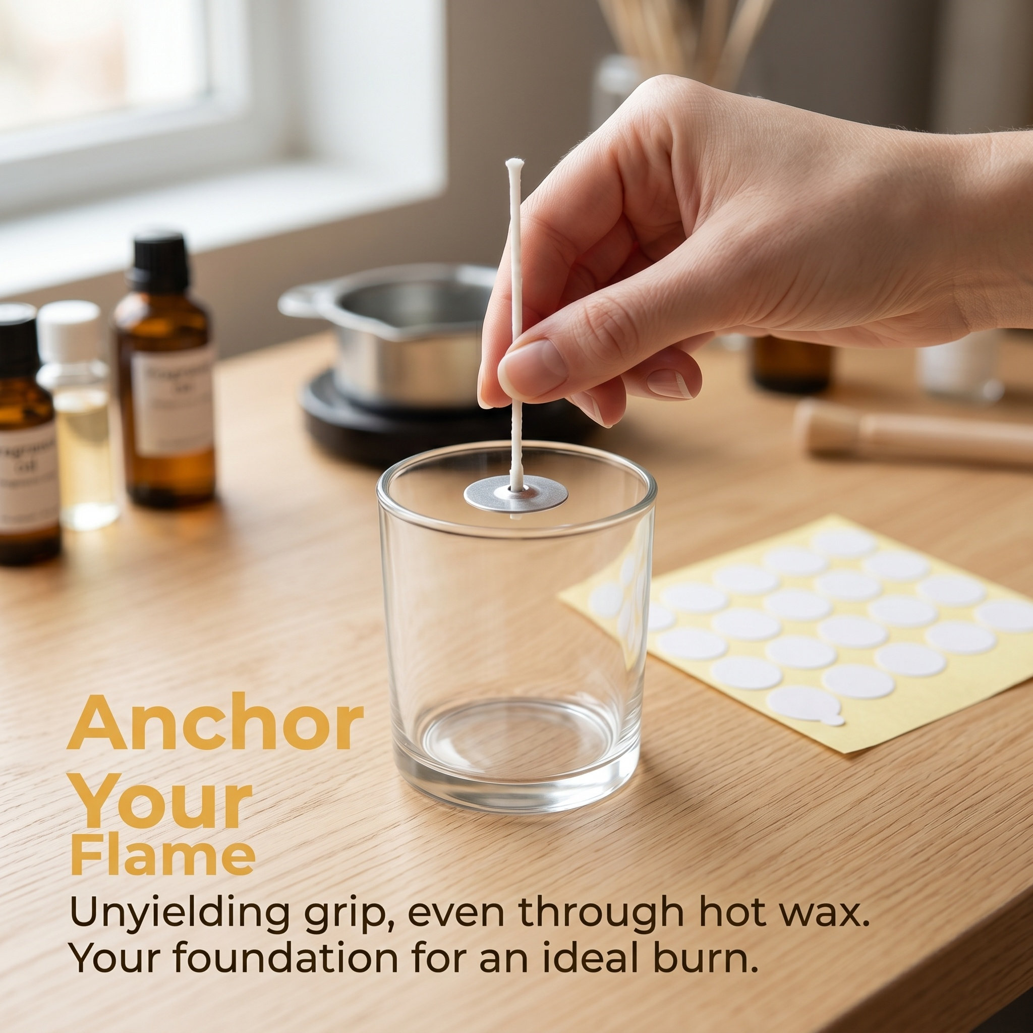 800個入り 耐熱性粘着ドットステッカー DIY用 ソイワッ - Adhesive Dot Wick のレビューと価格