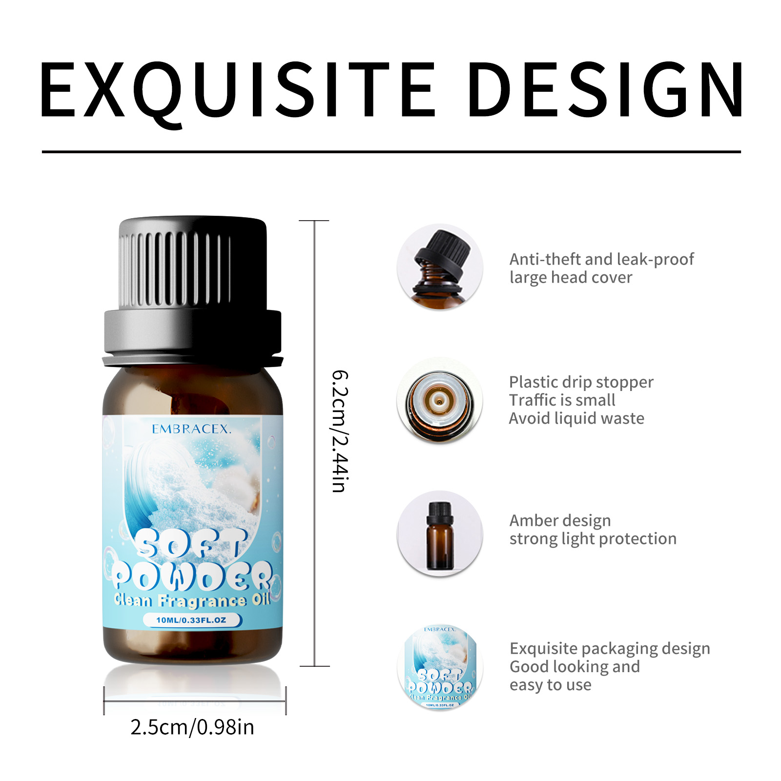 10ml ソフトパウダーエッセンシャルオイル バニラ・バイオ - Candle Making Scents のレビューと価格